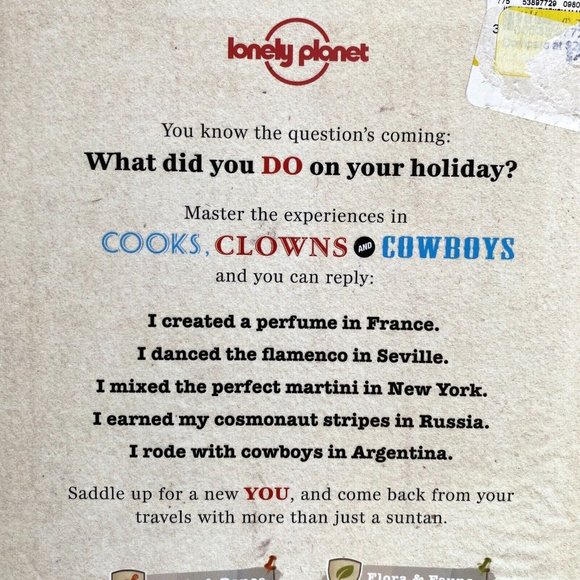 2012 Lonely Planet Cooks Clowns And Cowboys Travel Discovery Softbound Book Used - Picture 3 of 6